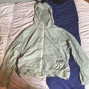 Light green windbreaker; made by Pink Republic; medium
